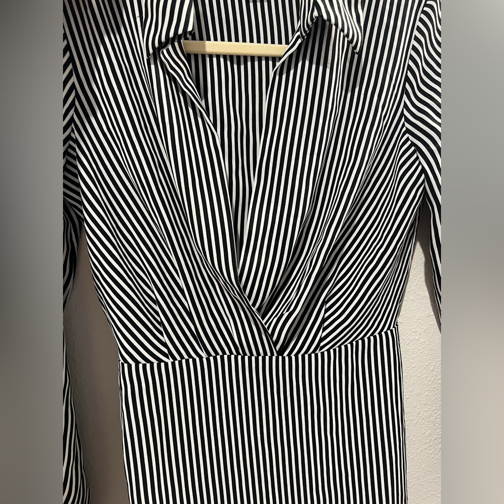 Forever 21 Black and White Stripped Dress - Picture 2 of 12